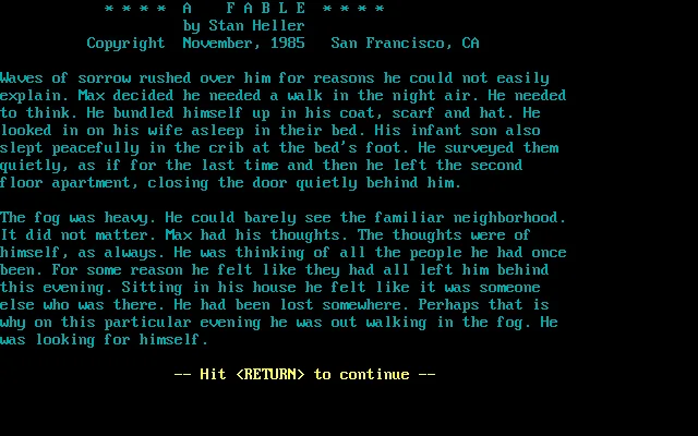 A Fable