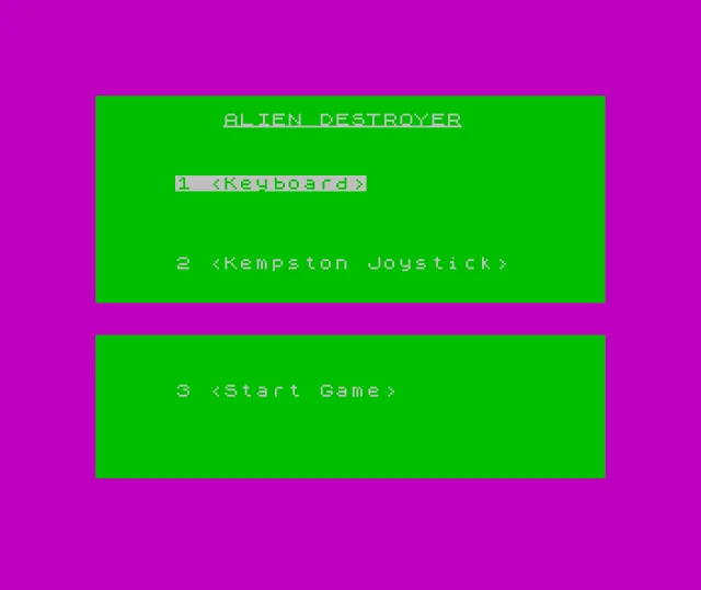Alien Destroyer [128K]