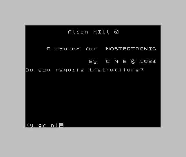 Alien Kill [a2]