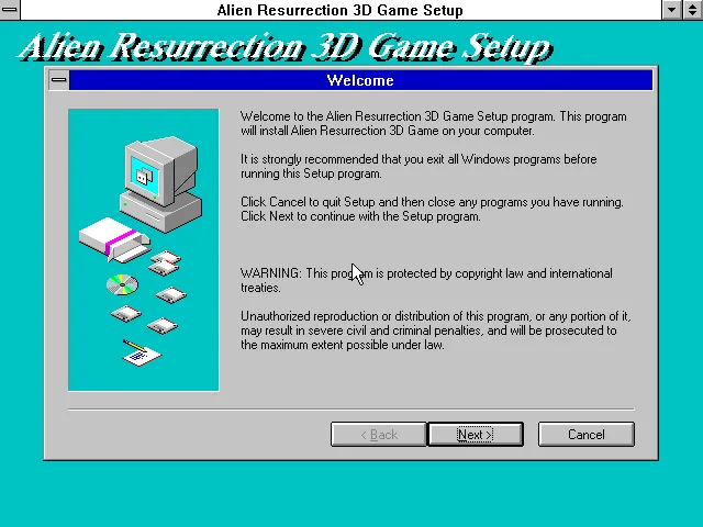 Alien Resurrection 3D Game