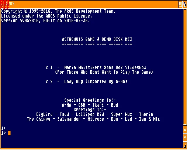Astronuts Game & Demo Disk 33