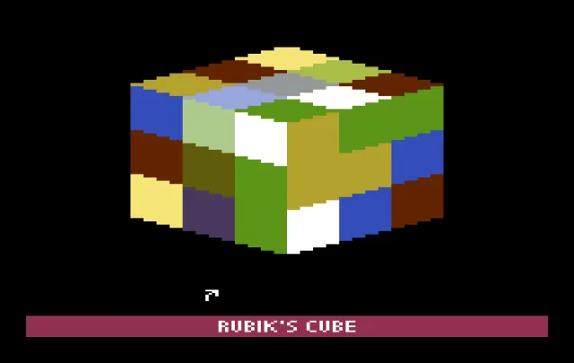 Atari 2600: Rubik's Cube 3-d