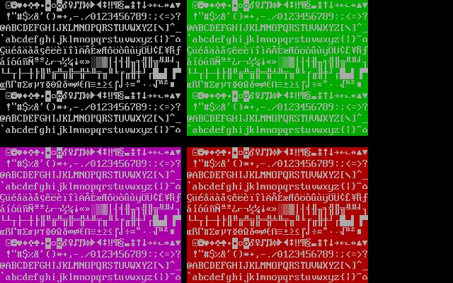 Bad Apple on the x86 DOS TEXT MODE (with Music)