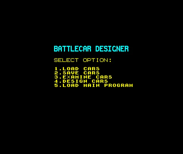 Battlecars - Designer [a]