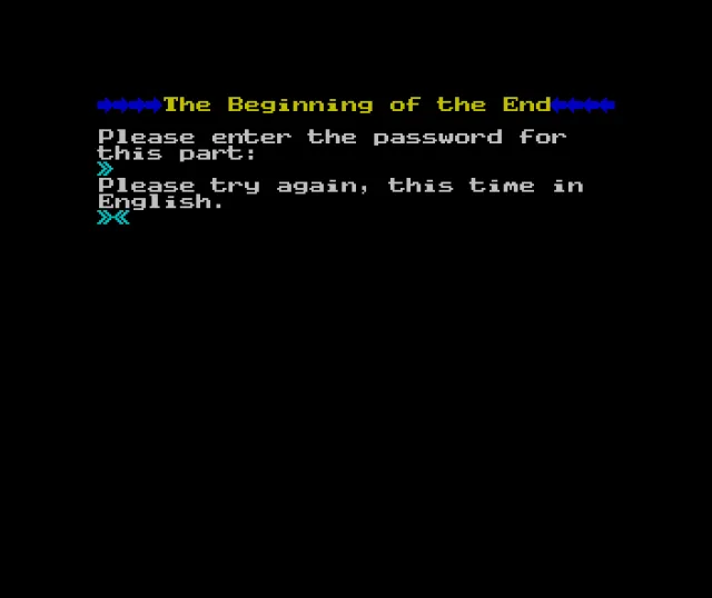 Beginning of the End, The (Part 2 of 2)