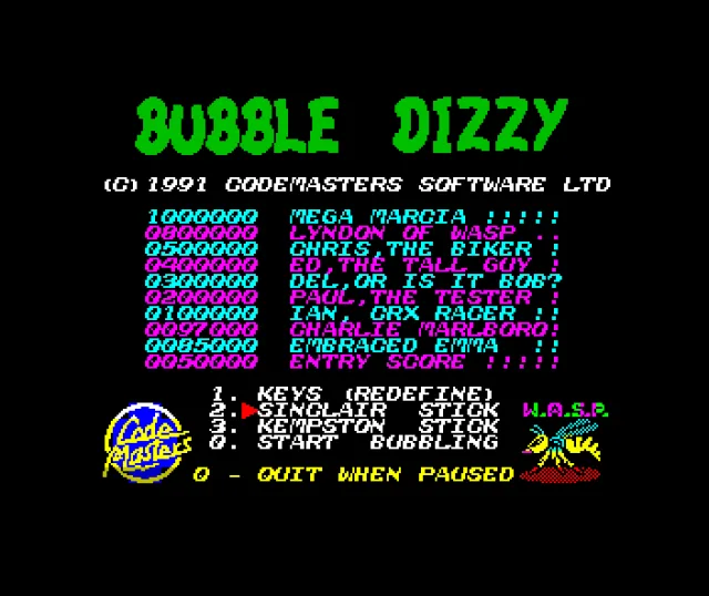 Bubble Dizzy