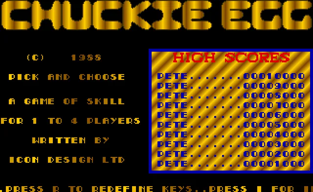 Chuckie Egg