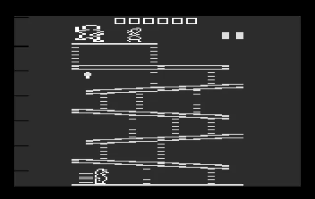 Donkey Kong Vector BW (Donkey Kong Hack) (2004) (Scott Dayton)