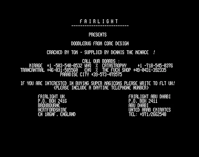 Doodlebug Bug Bash 2 (1992)(Core)[cr FLT]
