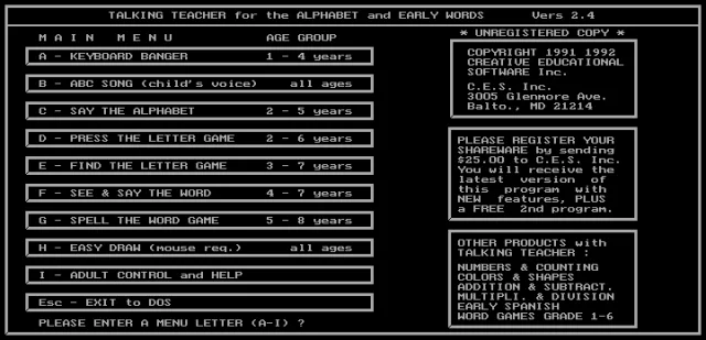 MS-DOS: ABC-TALK (Hercules)