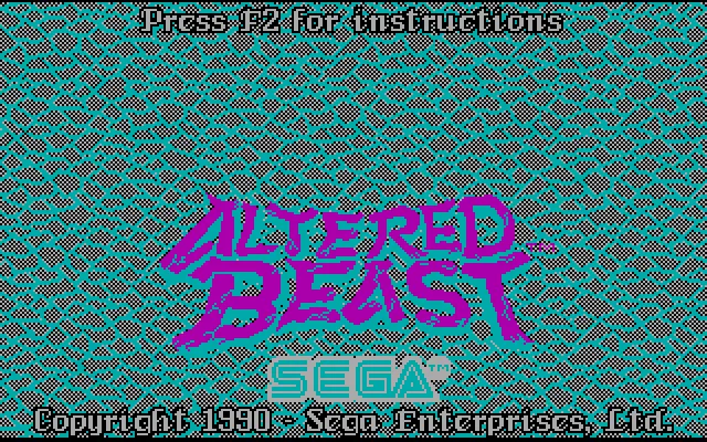 MS-DOS: Altered Beast (Tandy Machine)