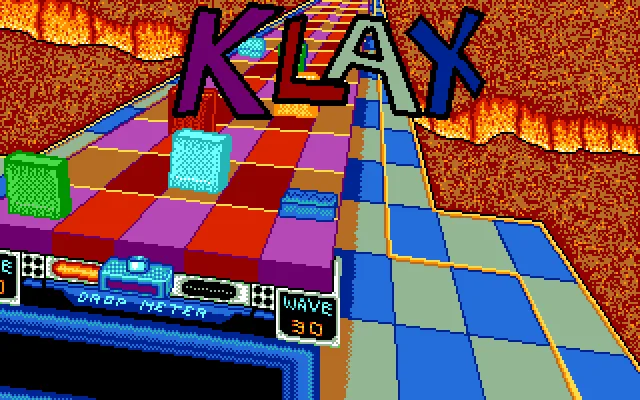 MS-DOS: Klax (SVGA Machine)