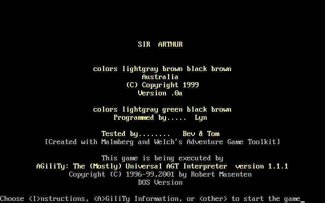 Sir Arthur [v.0a]