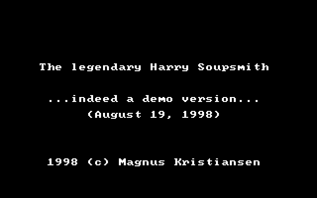The Legendary Harry Soupsmith [demo]