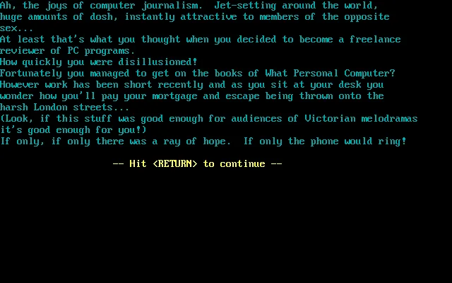 What Personal Computer? - The Adventure
