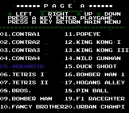 100 in 1 Contra 16 Function