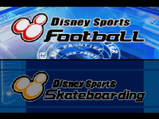 2 Disney Games - Disney Sports - Football + Disney Sports - Skateboarding