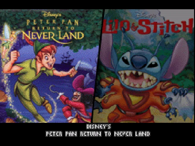 2 Disney Games - Lilo & Stitch 2 + Peter Pan - Return to Neverland