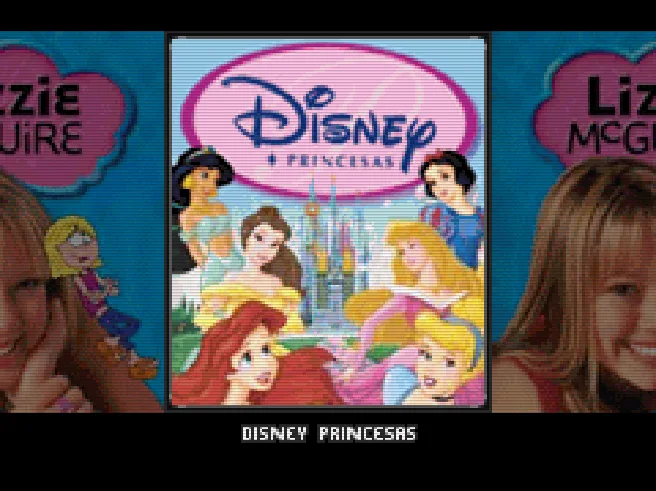 2 Games in 1 - Disney Princesas + Lizzie McGuire