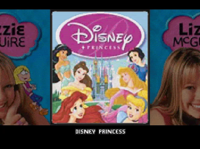 2 Games in 1 - Disney Princess + Lizzie McGuire