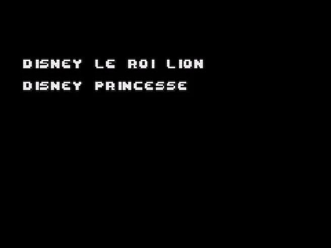 2 Games in 1 - Disney Princesse + Le Roi Lion (France)