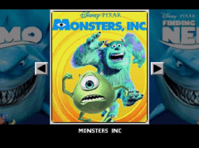 2 Games in 1 - Monsters, Inc. + Finding Nemo