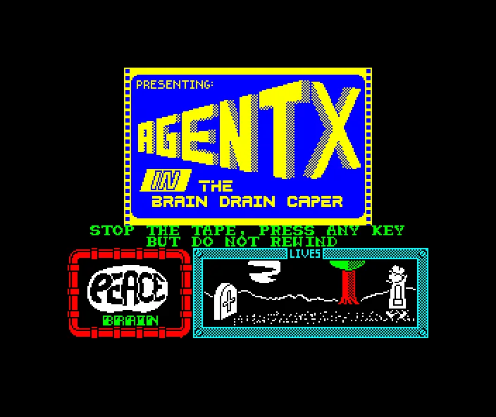 Agent-X in The Brain Drain Caper [a][level 1]