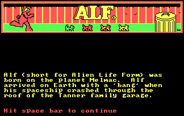 ALF - The First Adventure