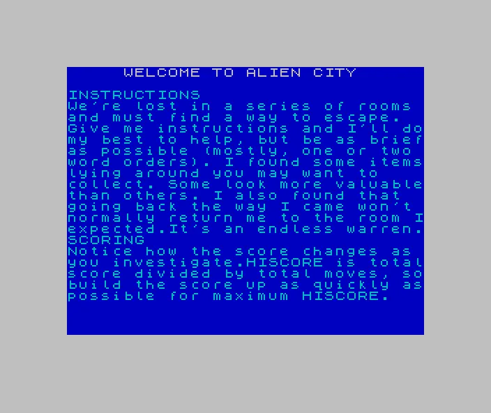 Alien City, The [a2]