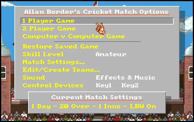 Allan Border's Cricket