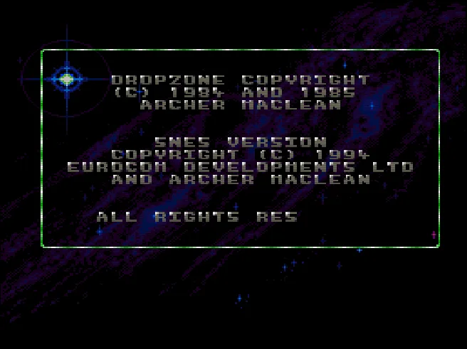 Archer Maclean's Super Dropzone