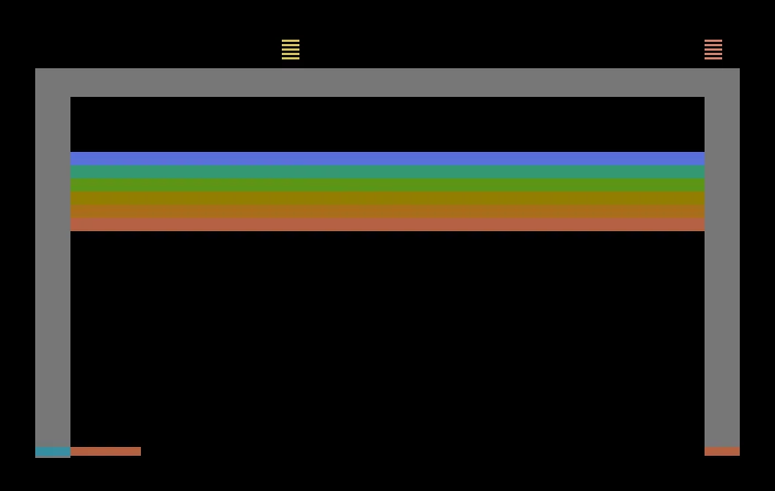 Arkanoid Test (Breakout Hack) (2004) (Kurt Howe) (4K)
