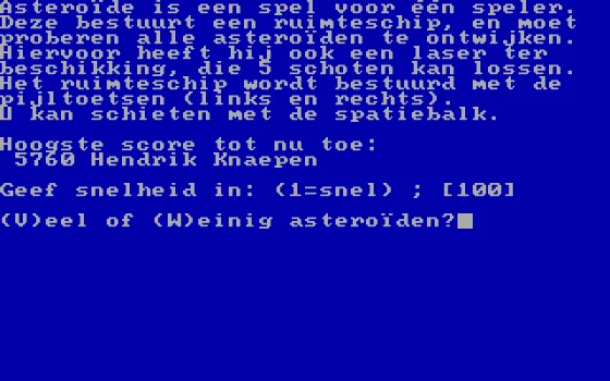 Asteroide (1992 video game by Idee Software)