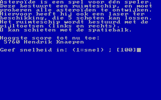 Asteroide (1992 video game by Idee Software)