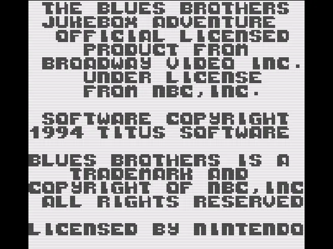 Blues Brothers, The - Jukebox Adventure