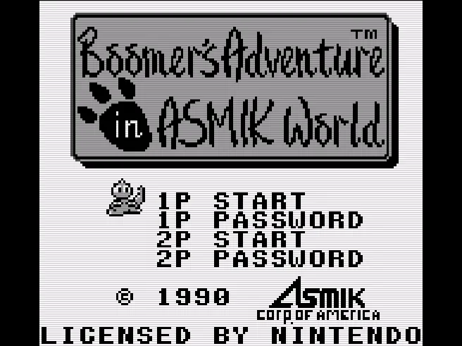 Boomer's Adventure in ASMIK World