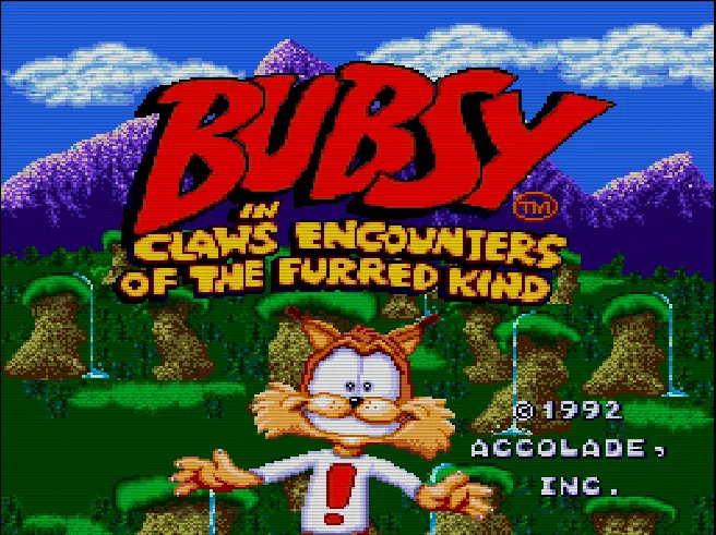 Bubsy in - Claws Encounters of the Furred Kind