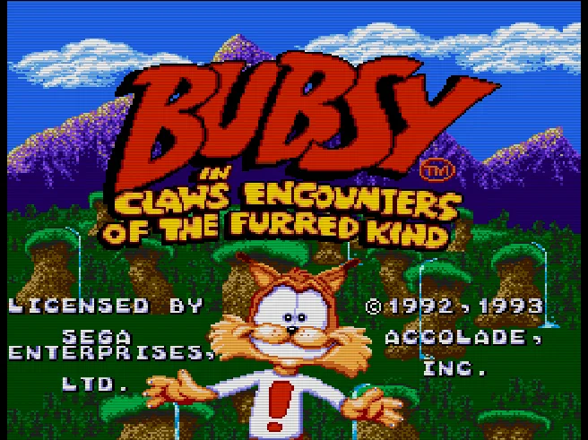 Bubsy in Claws Encounters of the Furred Kind