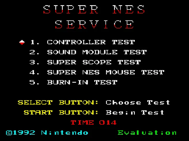 Burn-in - Test Cartridge