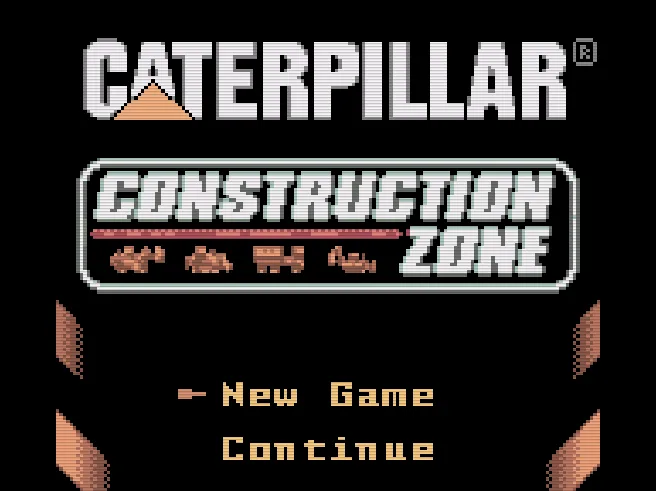 Caterpillar Construction Zone