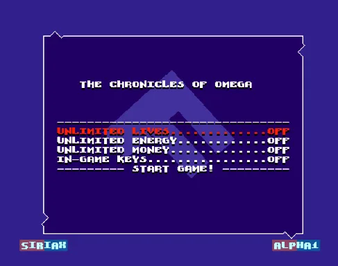 Chronicles of Omega, The (1990)(ARC)[cr Flashtro][t +9 Flashtro]