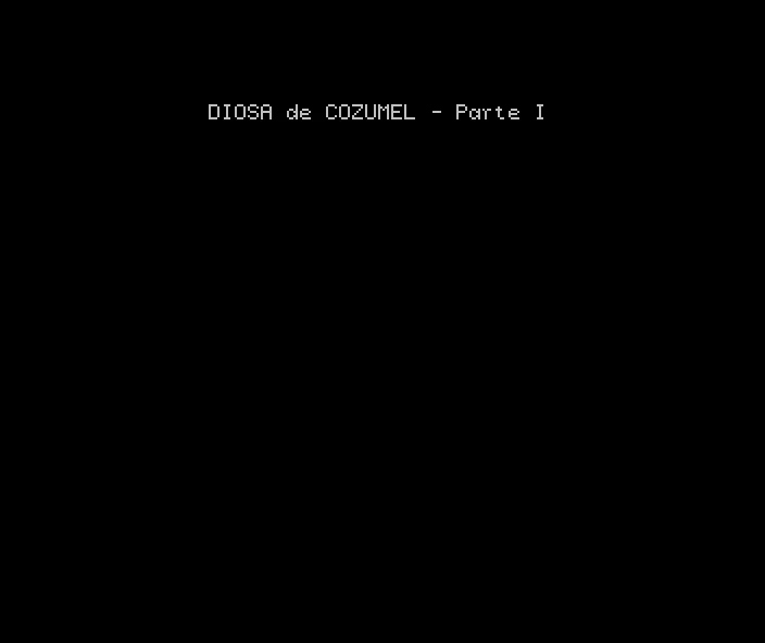 Ci-U-Than Trilogy I - La Diosa de Cozumel (Part 1 of 2)[a2]
