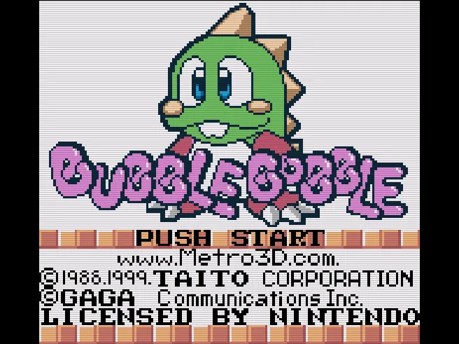 Classic Bubble Bobble (SGB Enhanced)