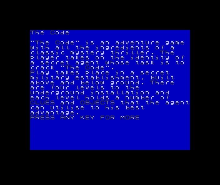 Code, The [a]