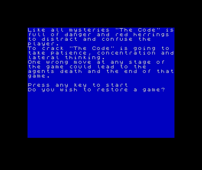 Code, The [a]