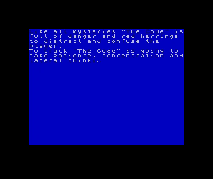 Code, The
