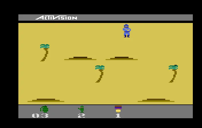 Commando (1988) (Activision, Mike Riedel) (AK 043 04) [different logo]