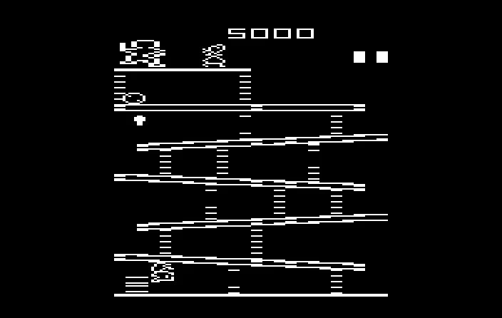 Donkey Kong Vector BW (Donkey Kong Hack) (2004) (Scott Dayton)