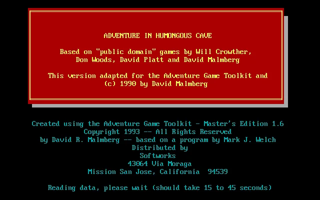 Huge Cave: Adventure in Humongous Cave