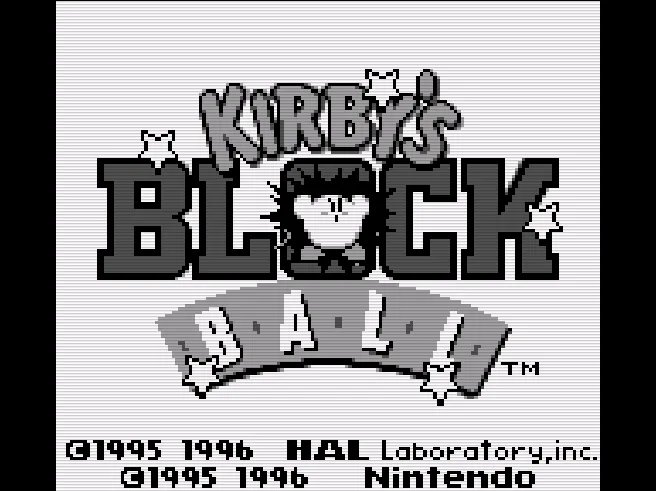 Kirby's Block Ball